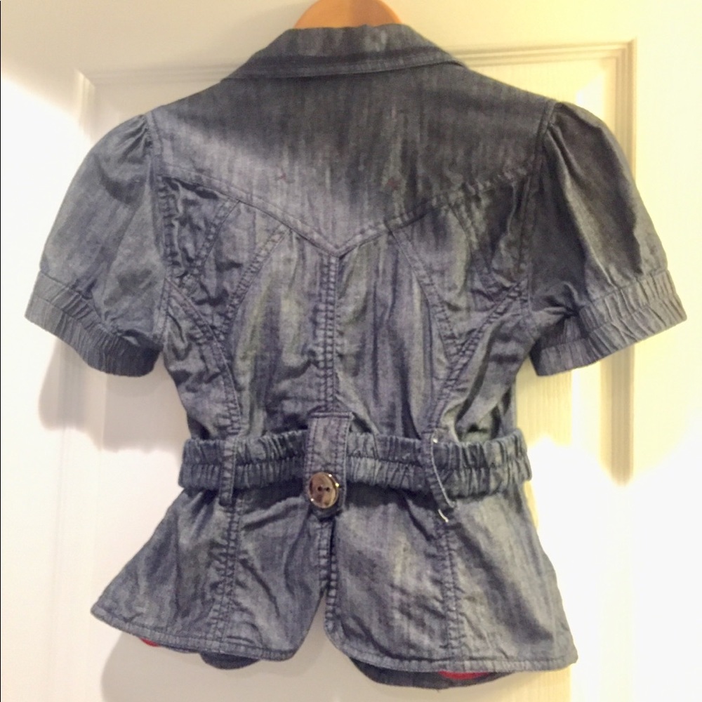 Denim xoxo jacket/top - Picture 2 of 5